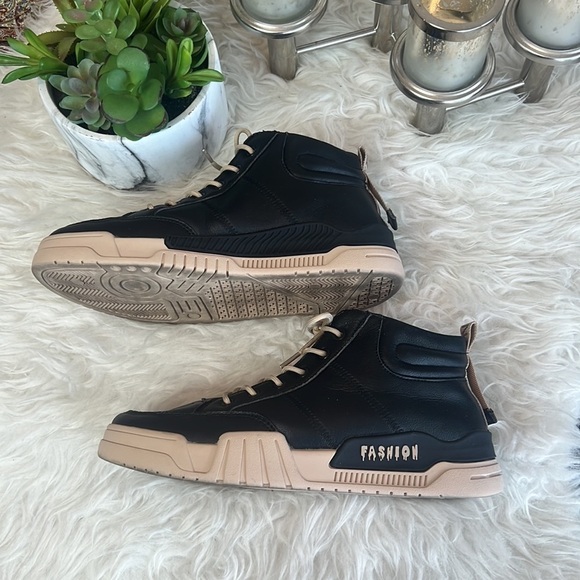 Projekt Inc. Vinson Men’s Black/Cream Casual Flat Sport Shoes Size EU 43 - Picture 6 of 13